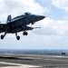 Aircraft depart and land aboard USS John C. Stennis