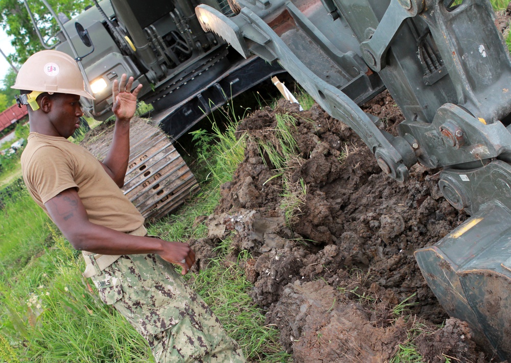 NMCB 133 at work in New Orleans