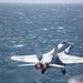 F/A-18C Hornet departs flight deck