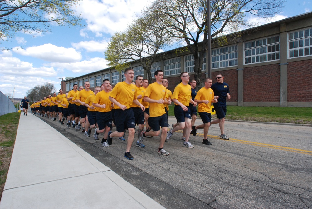 Fun run at Naval Submarine Base New London