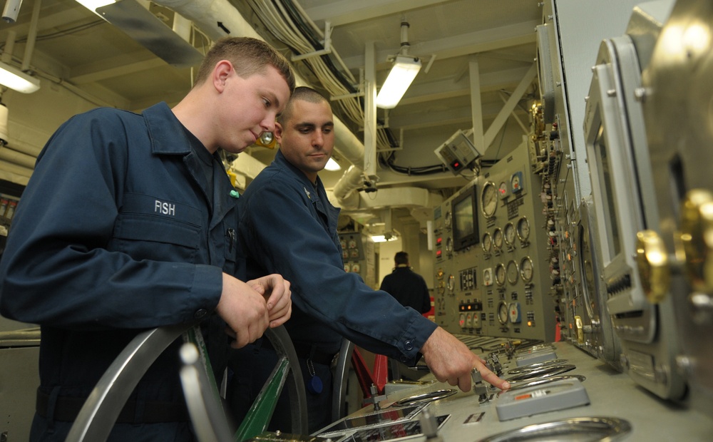 USS Wasp sailors at work