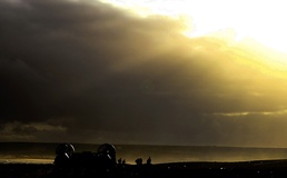 Mortars arrive by sea, attack on land, extract by air