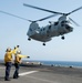 CH-46E Sea Knight departs USS Makin Island
