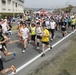 Japanese, American athletes run circles around station during Kintai Marathon