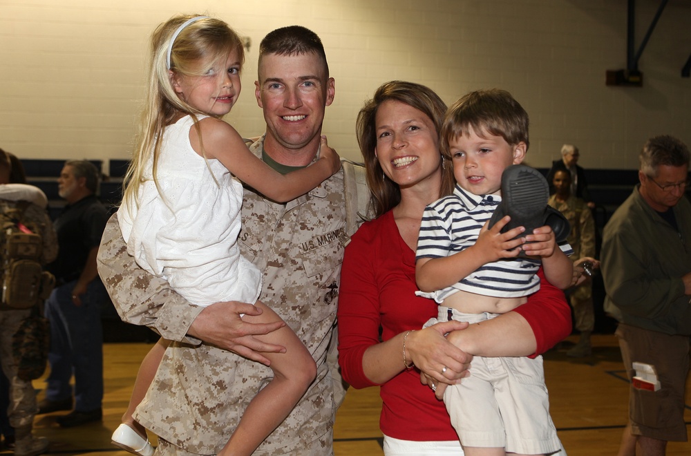 2nd Supply Battalion welcomes home last-remaining Afghanistan deployers