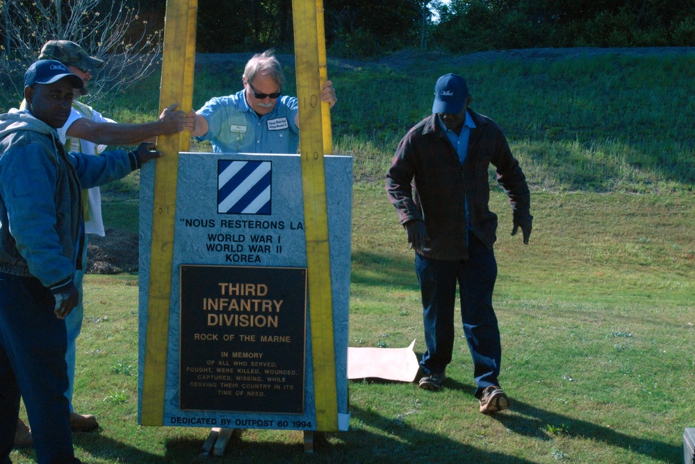 3rd Infantry Division monument moved