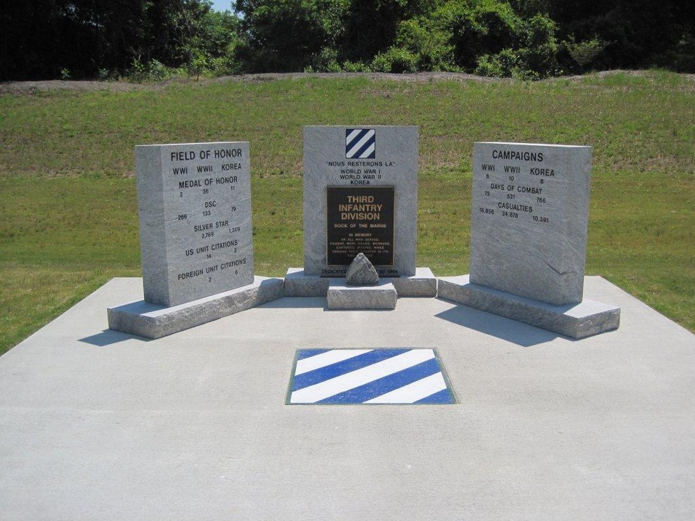 3rd Infantry Division monument moved