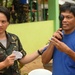 At first medical and veterinary outreach clinic of Exercise Balikatan 2012, civil affairs coordinates and Philippine, U.S. docs deliver