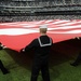 Navy sailors unfurl flag at White Sox opener