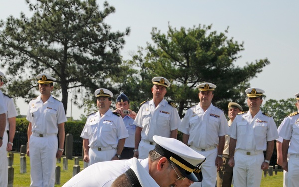 Spanish sailors honored at cemetery