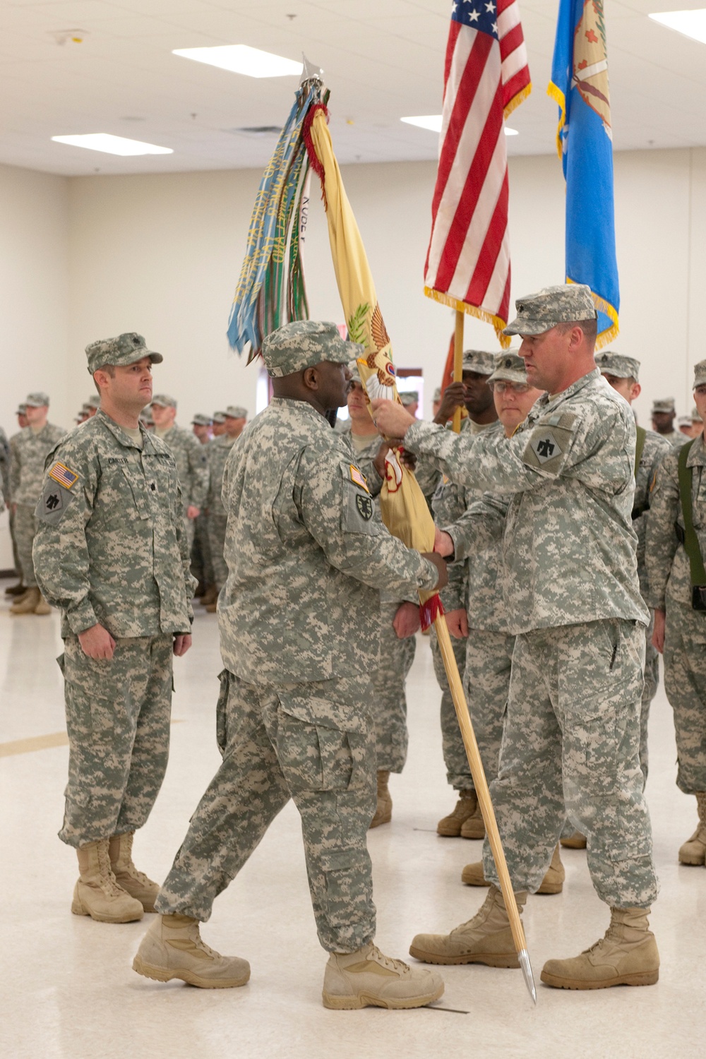 345th CSSB conducts change of command ceremony