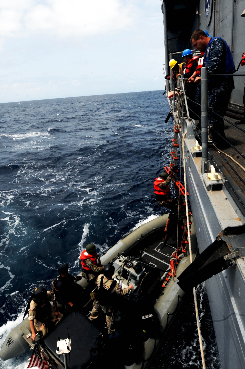 USS Simpson operations at sea