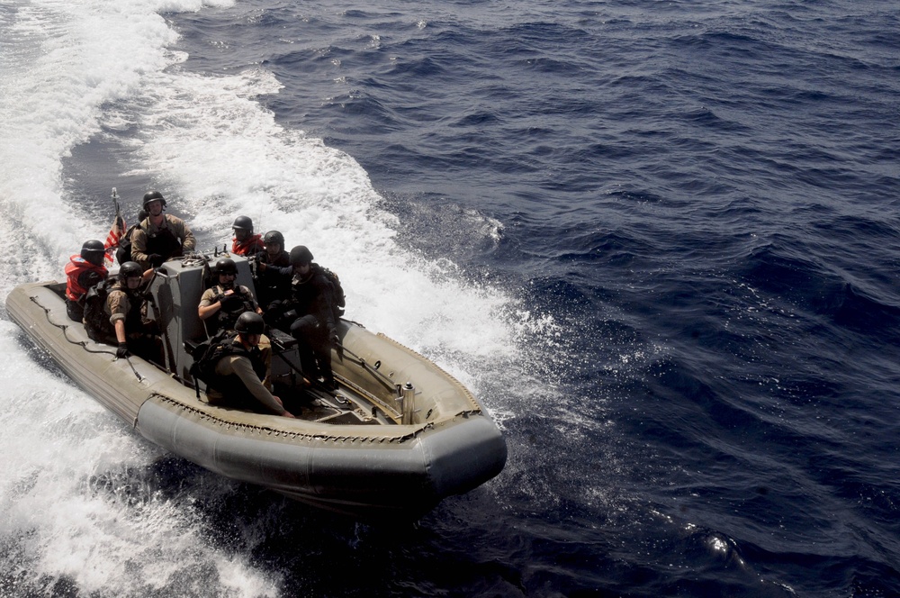 USS Simpson operations at sea