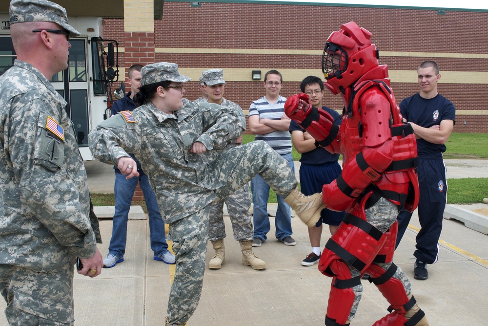 Pvt. Caylah Jacox of Edmond, Okla.