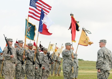 Soldiers prepare for change of command ceremony