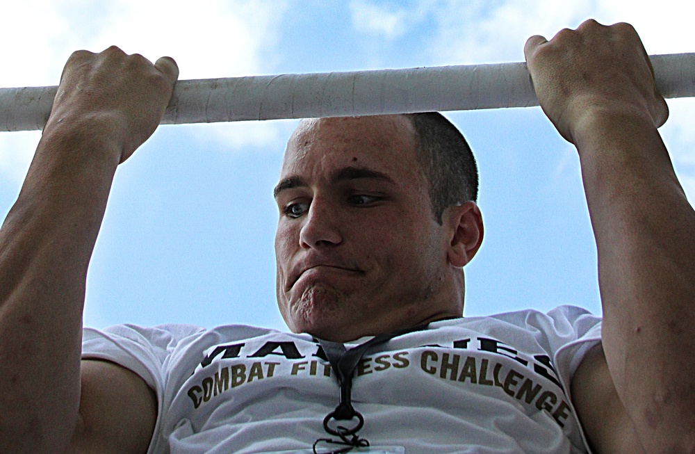 Marines, Saints team up for Combat Fitness Challenge
