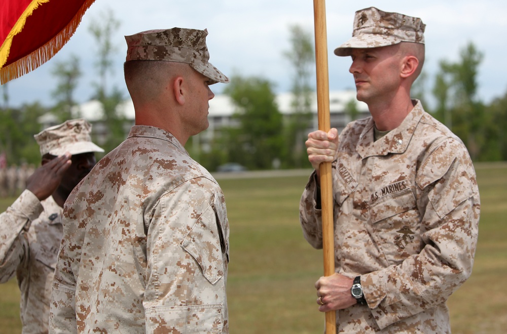 Combat Logistics Battalion 22 welcomes new commander