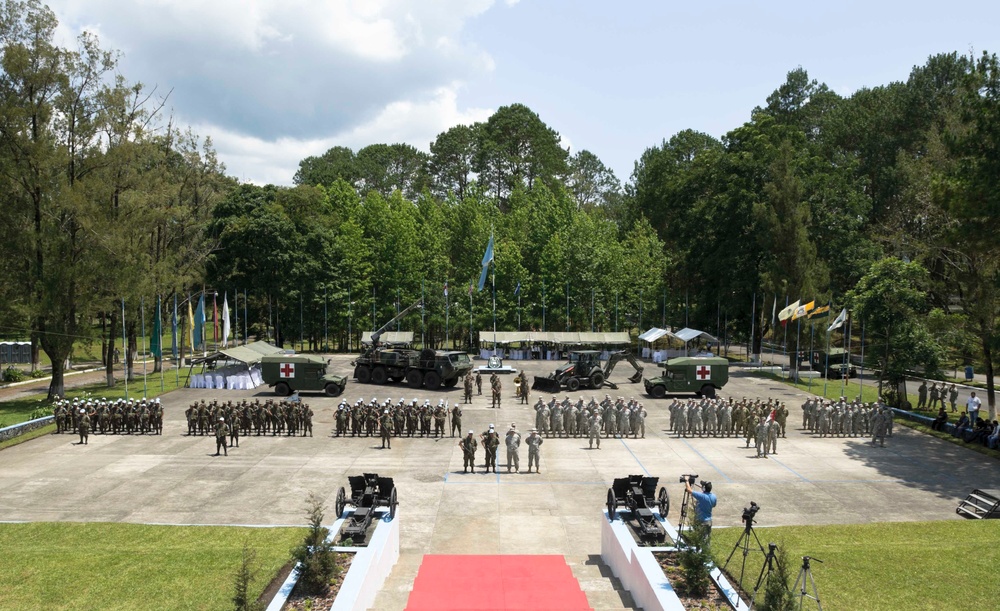 Missouri Guardsmen kick off humanitarian mission with opening ceremonies in Honduras and Guatemala