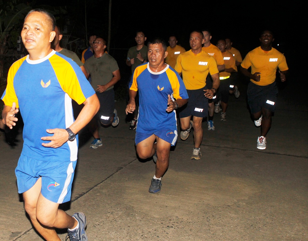 Philippine, US sweat for fitness