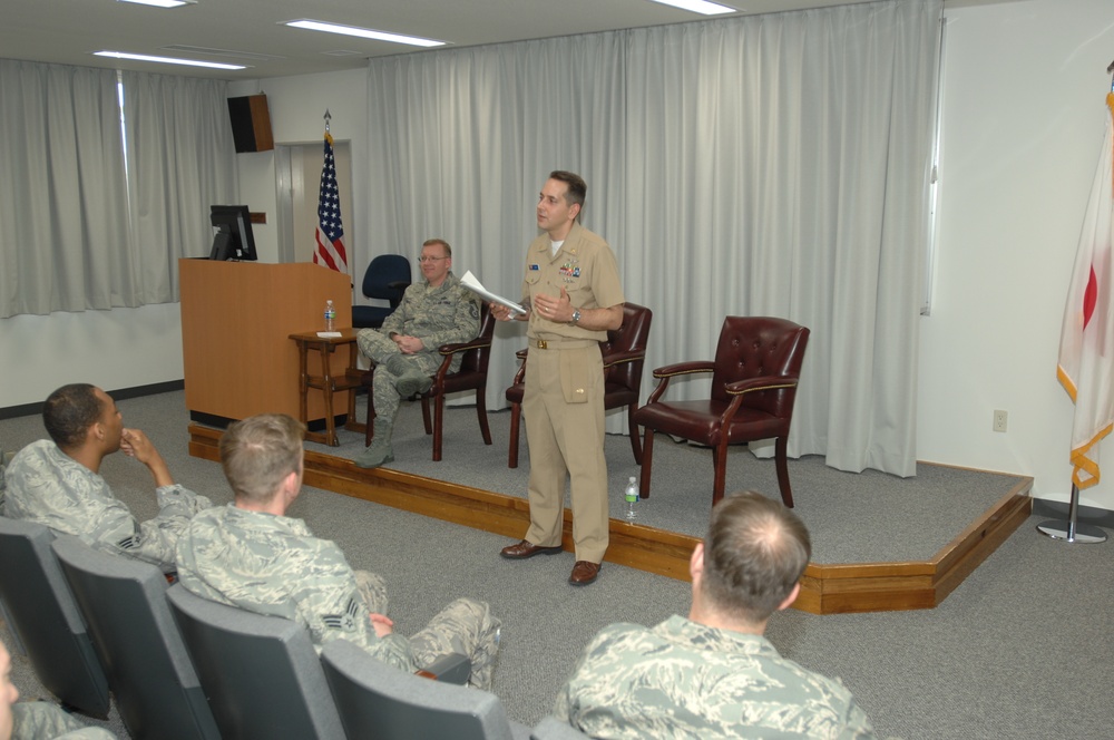 Naval Air Facility Misawa sailors attend airman leadership school