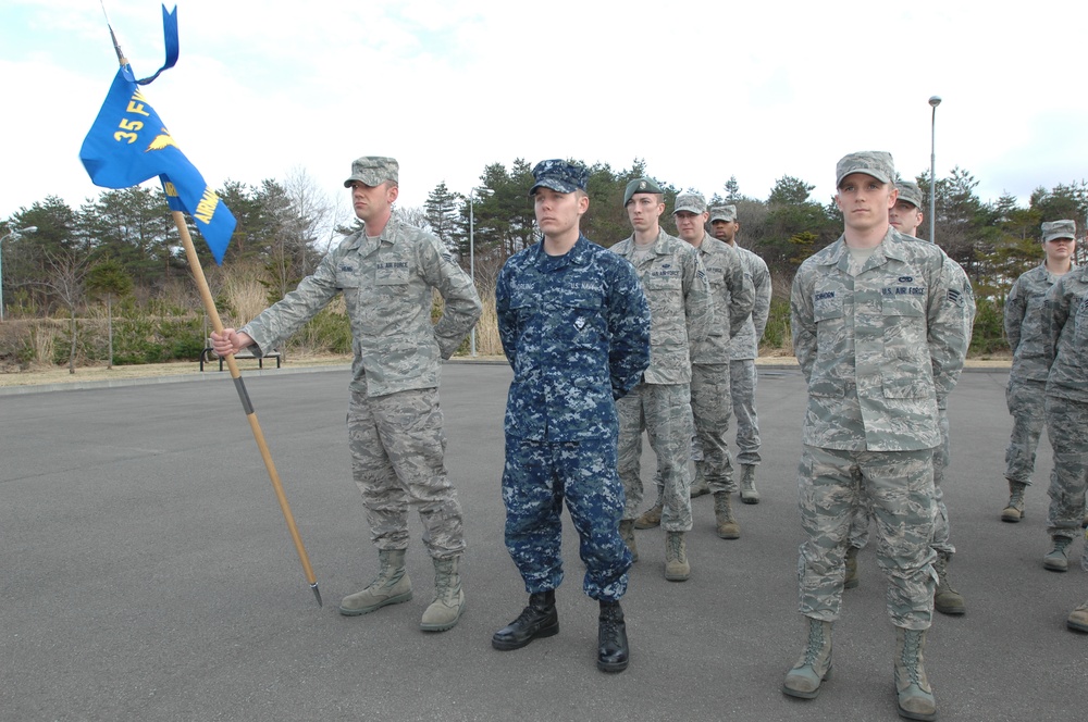 Naval Air Facility Misawa sailors attend airman leadership school