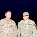 Adm. Winnefeld walks with Maj. Gen. Huggins