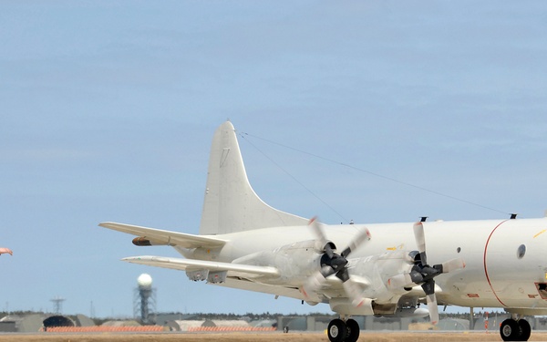 P-3 Landing after Flight