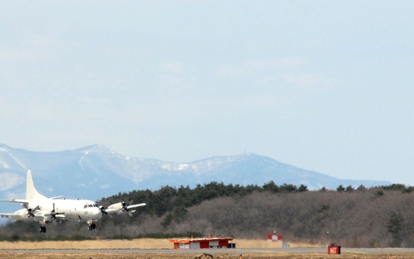 P-3 Landing after Flight