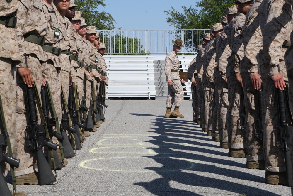 MCRD Parris Island close order drill first phase
