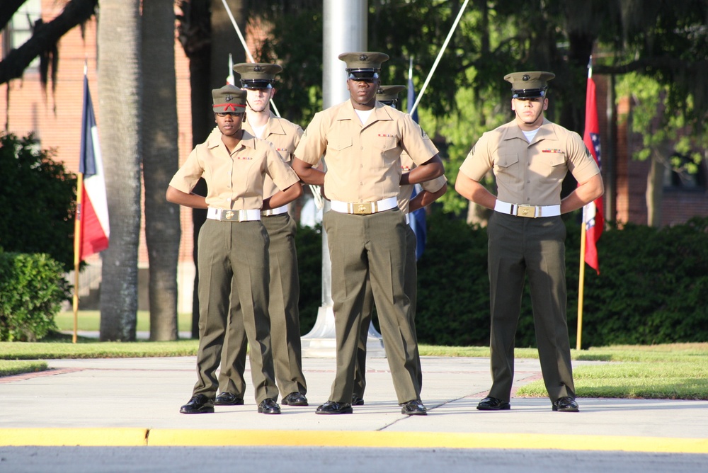 Morning colors MCRD Parris Island