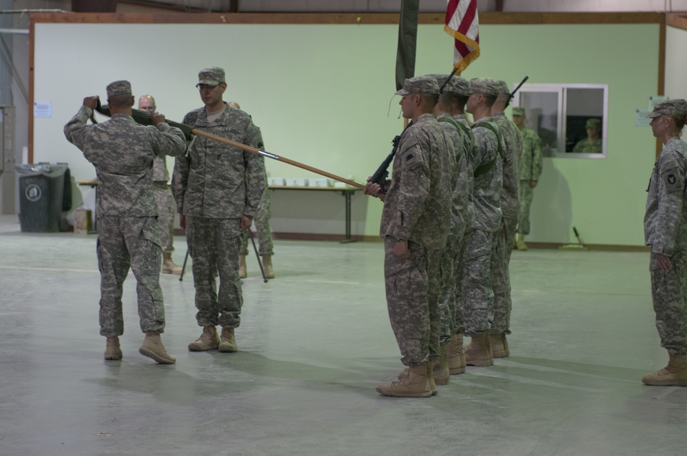 140th Chemical Company assumes command