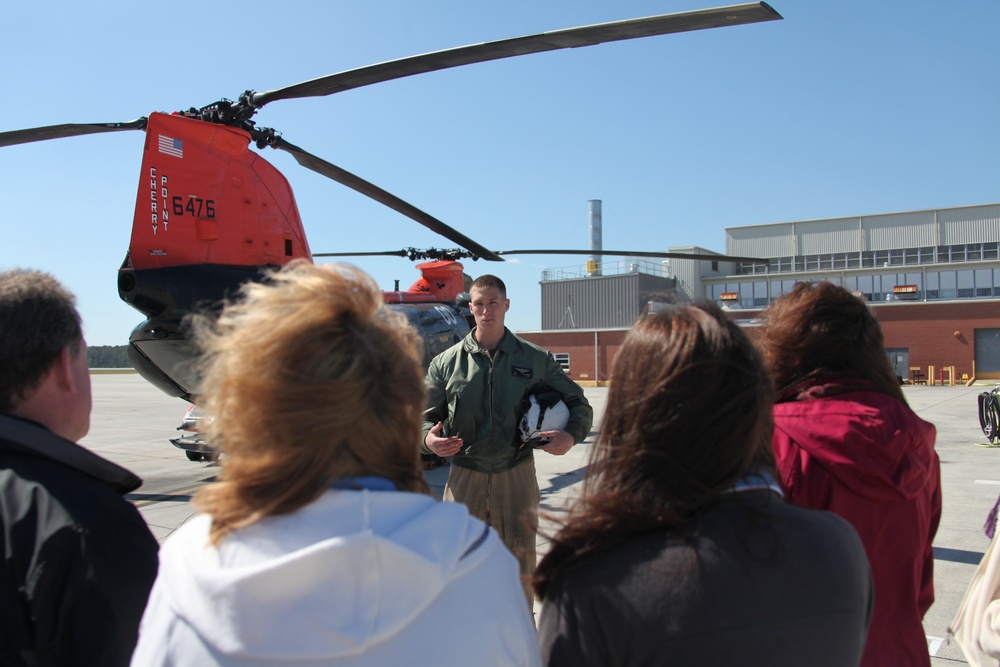 Local leaders tour air station