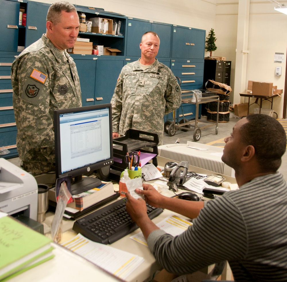 DVIDS - Images - Equipment Concentration Site No. 43 holds ribbon ...