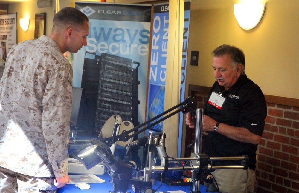 Marines catch glimpse of tomorrow's battlefield today: Cherry Point hosts tech expo