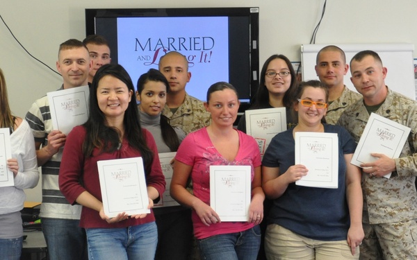 Marriage classes held for Marines to make a successful union last