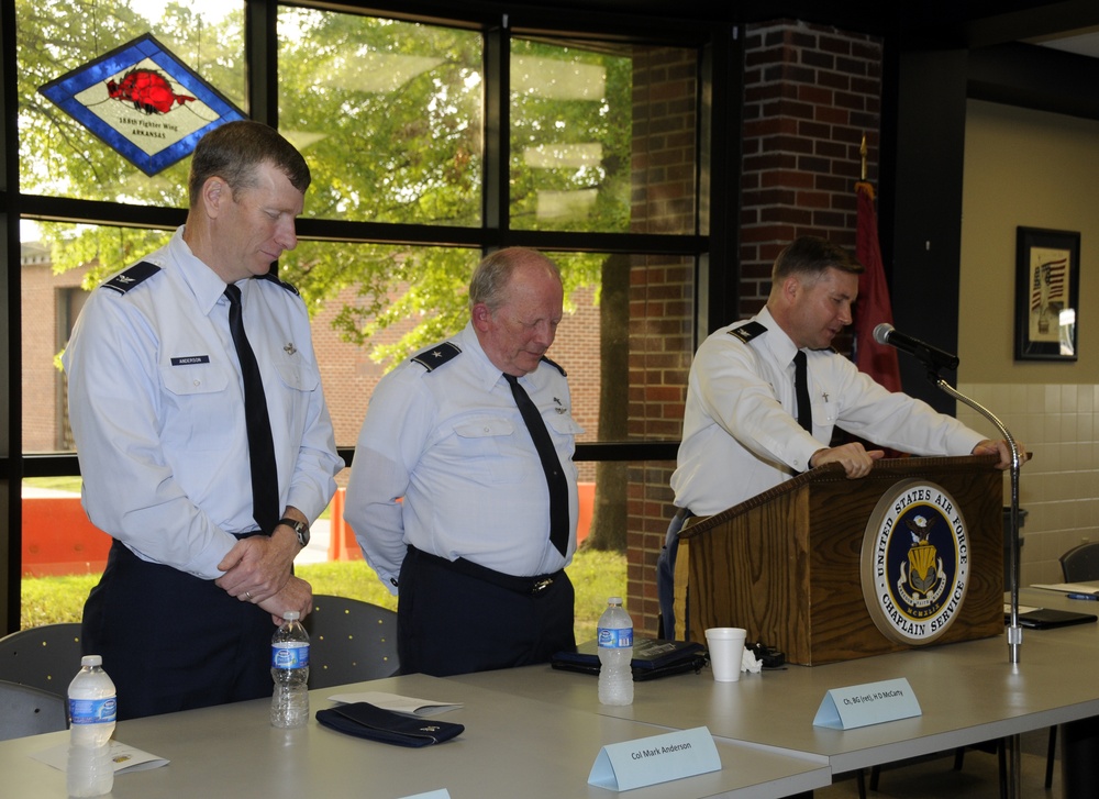 188th Fighter Wing chaplains host prayer breakfast