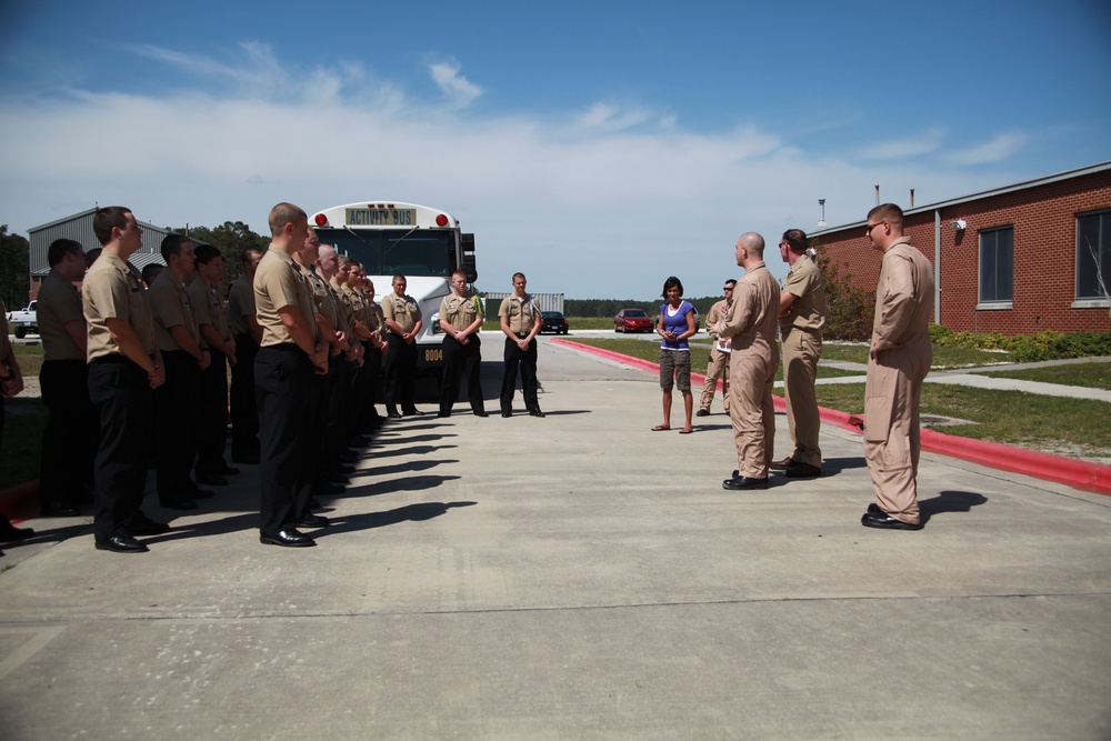 JROTC cadets take week-long tour of air station