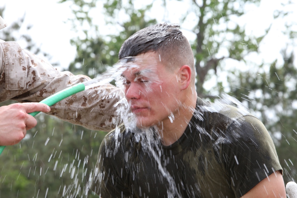 APS-12: Ground Combat Element pushes through pain of OC during Non-Lethal Weapons &amp; Tactics training