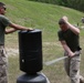 APS-12: Ground Combat Element pushes through pain of OC during Non-Lethal Weapons and Tactics training