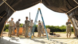 US Army South pitches tents in preparation for upcoming training [Image 20 of 24]