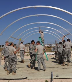 US Army South pitches tents in preparation for upcoming training [Image 24 of 24]