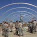 US Army South pitches tents in preparation for upcoming training