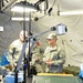 Medical team conducts live surgical field exercise