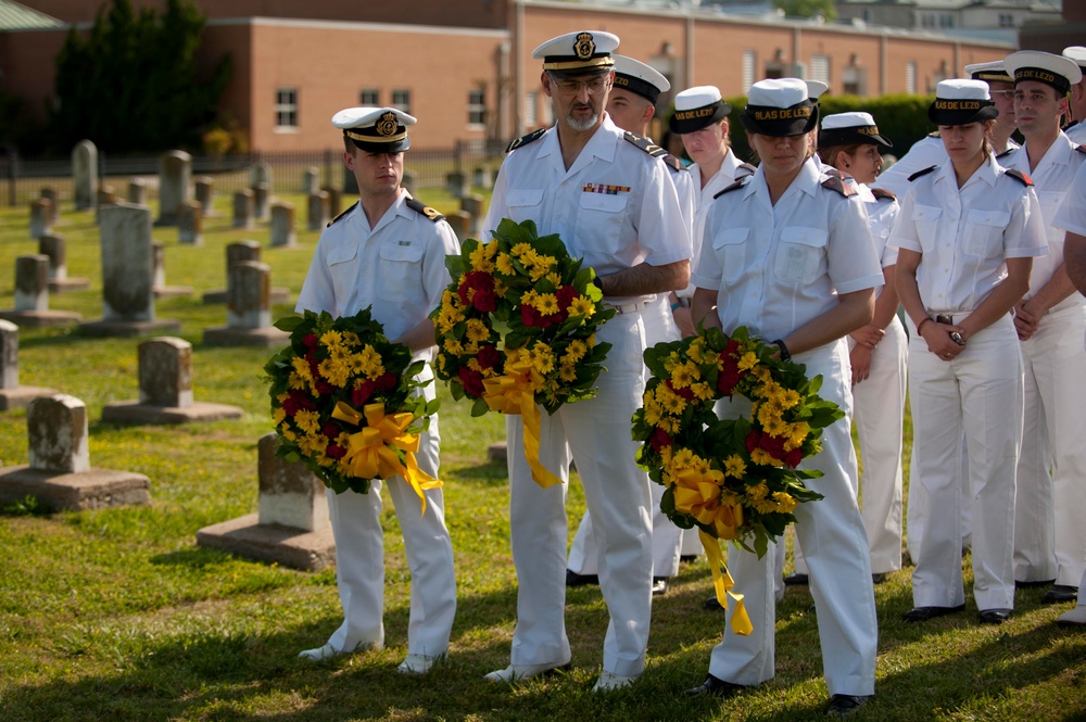 Wreath laying ceremony