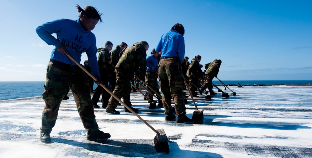 USS John C. Stennis action