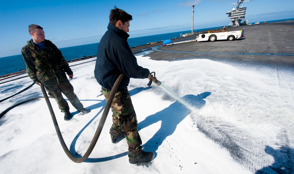 USS John C. Stennis action