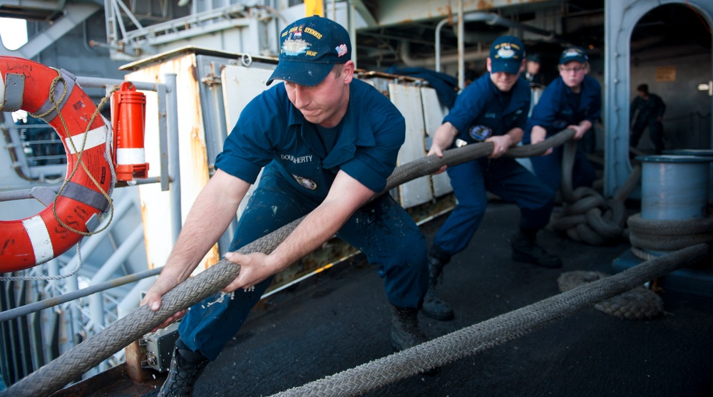 USS John C. Stennis action