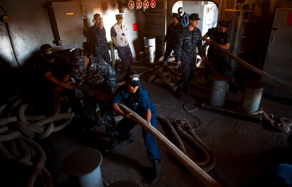 USS John C. Stennis action