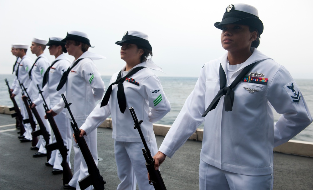 USS John C. Stennis action