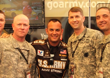 Local Army Reserve unit honored at third annual NHRA Four-Wide Nationals